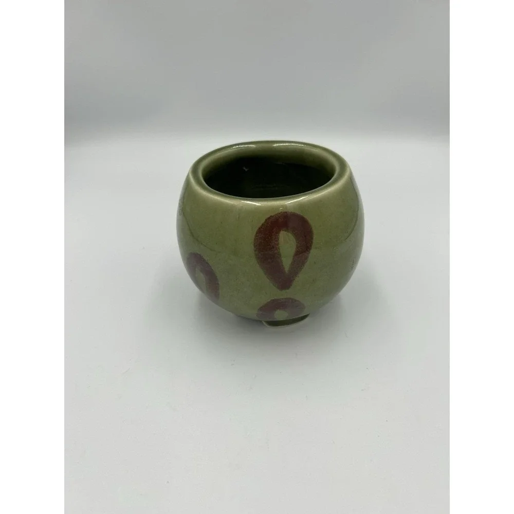 Mid Century Ceramic Art Pottery Taper Candle Holder